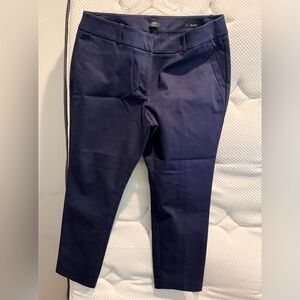 Ann Taylor LOFT 12P cropped Skinny Navy Pants